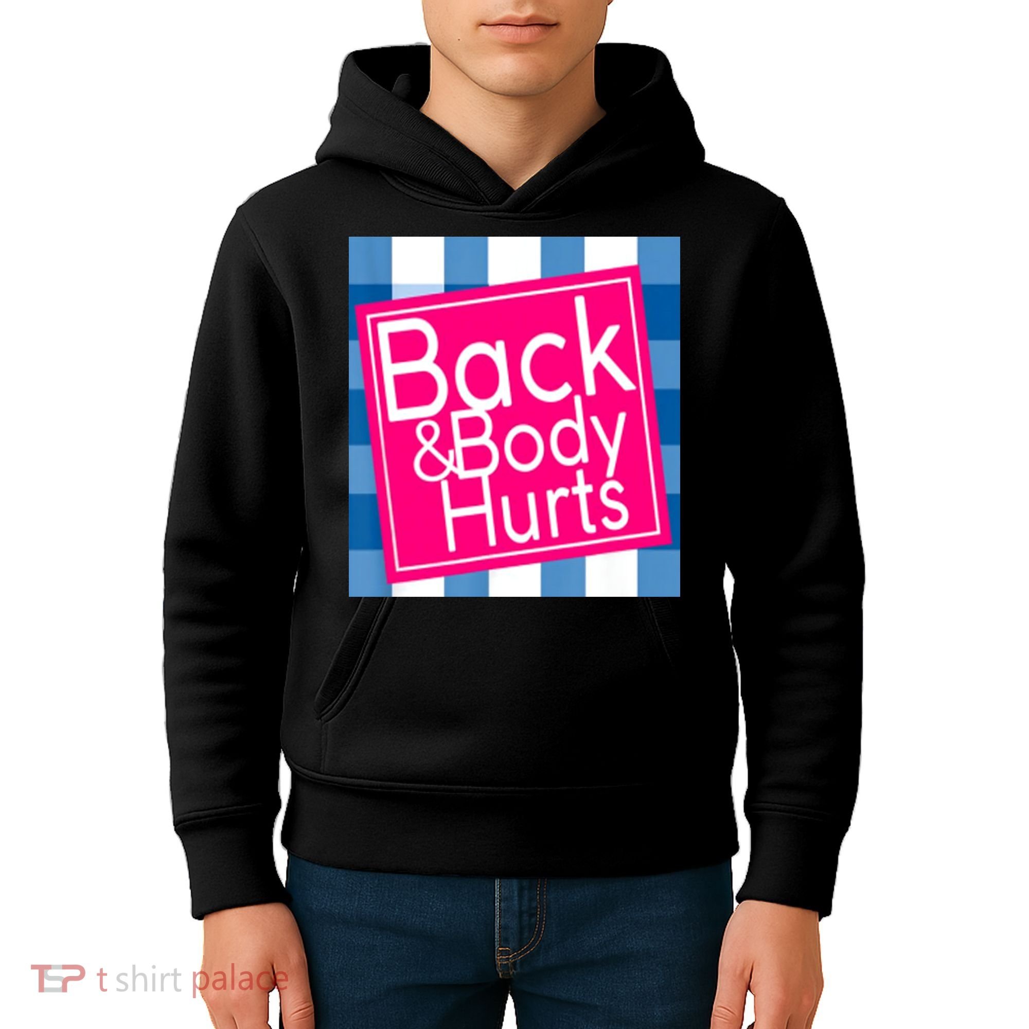 Back & Body Hurts Kids Hoodie
