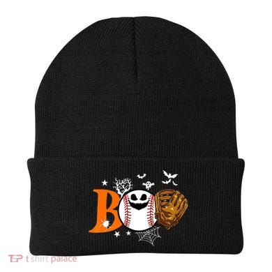 Boo Baseball Halloween Player Catcher Pitcher Spooky Season Meaningful Gift Beanie