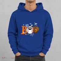 Boo Baseball Halloween Player Catcher Pitcher Spooky Season Meaningful Gift Hoodie thumb 0