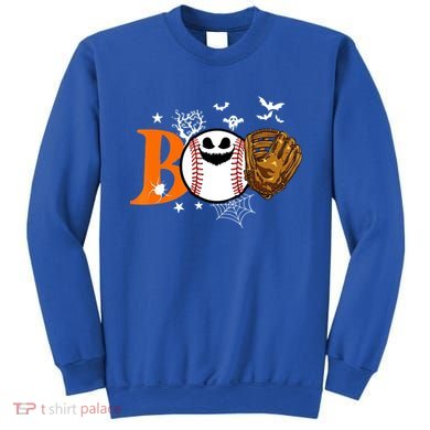 Boo Baseball Halloween Player Catcher Pitcher Spooky Season Meaningful Gift Sweatshirt