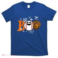 Boo Baseball Halloween Player Catcher Pitcher Spooky Season Meaningful Gift T-Shirt thumb 0