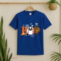 Boo Baseball Halloween Player Catcher Pitcher Spooky Season Meaningful Gift T-Shirt thumb 2