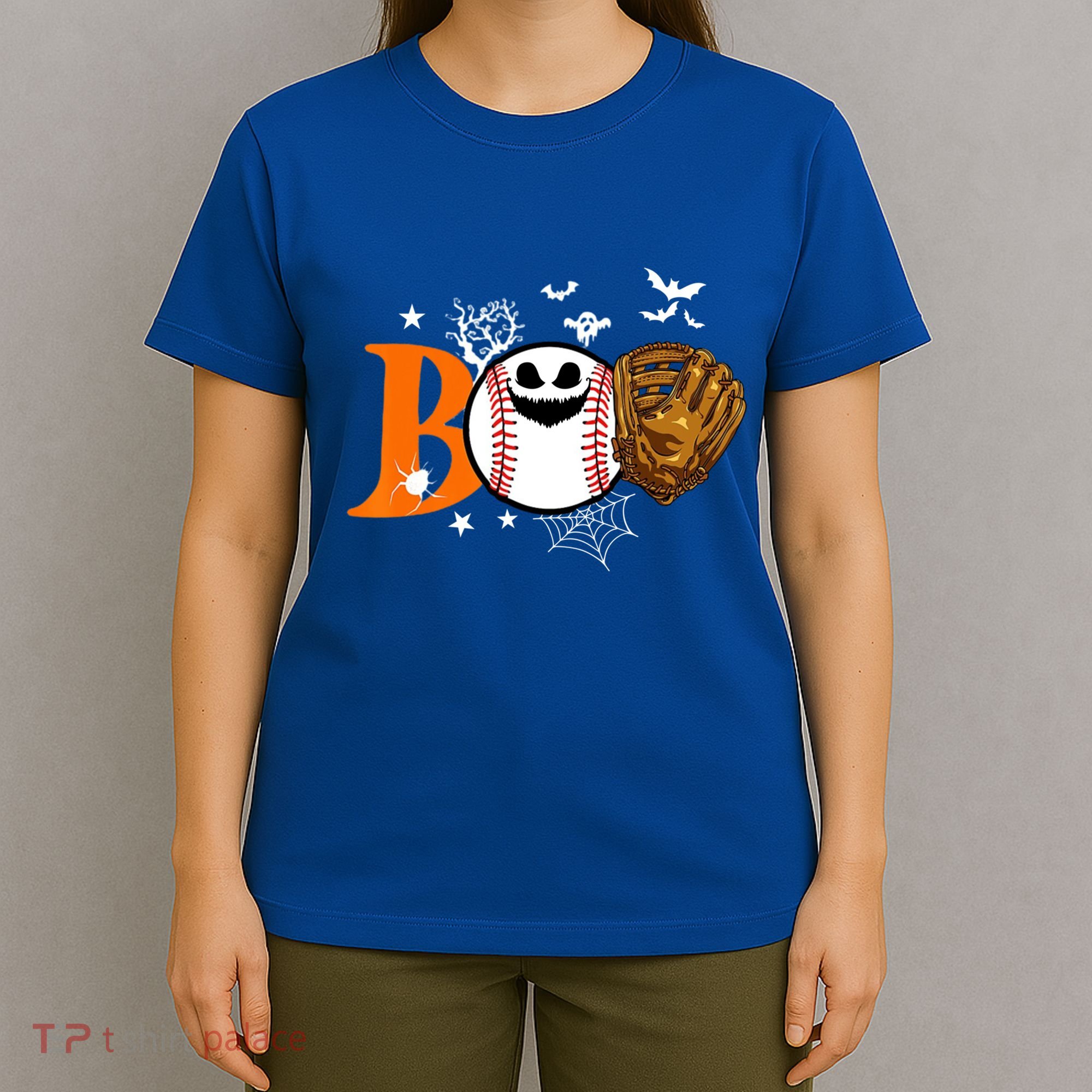 Boo Baseball Halloween Player Catcher Pitcher Spooky Season Meaningful Gift T-Shirt
