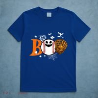 Boo Baseball Halloween Player Catcher Pitcher Spooky Season Meaningful Gift T-Shirt thumb 5