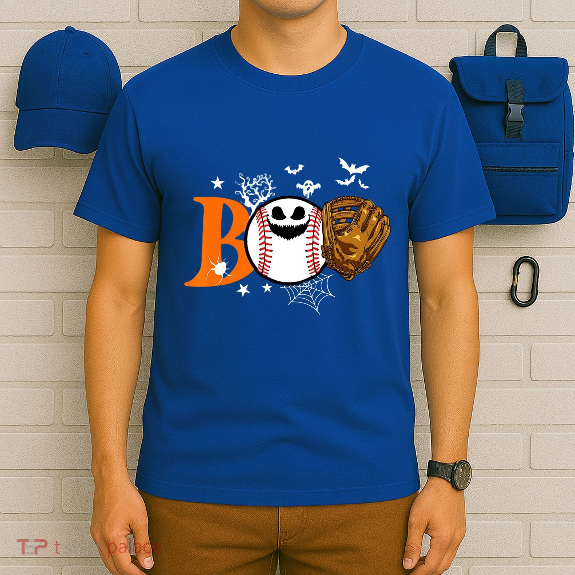 Boo Baseball Halloween Player Catcher Pitcher Spooky Season Meaningful Gift T-Shirt