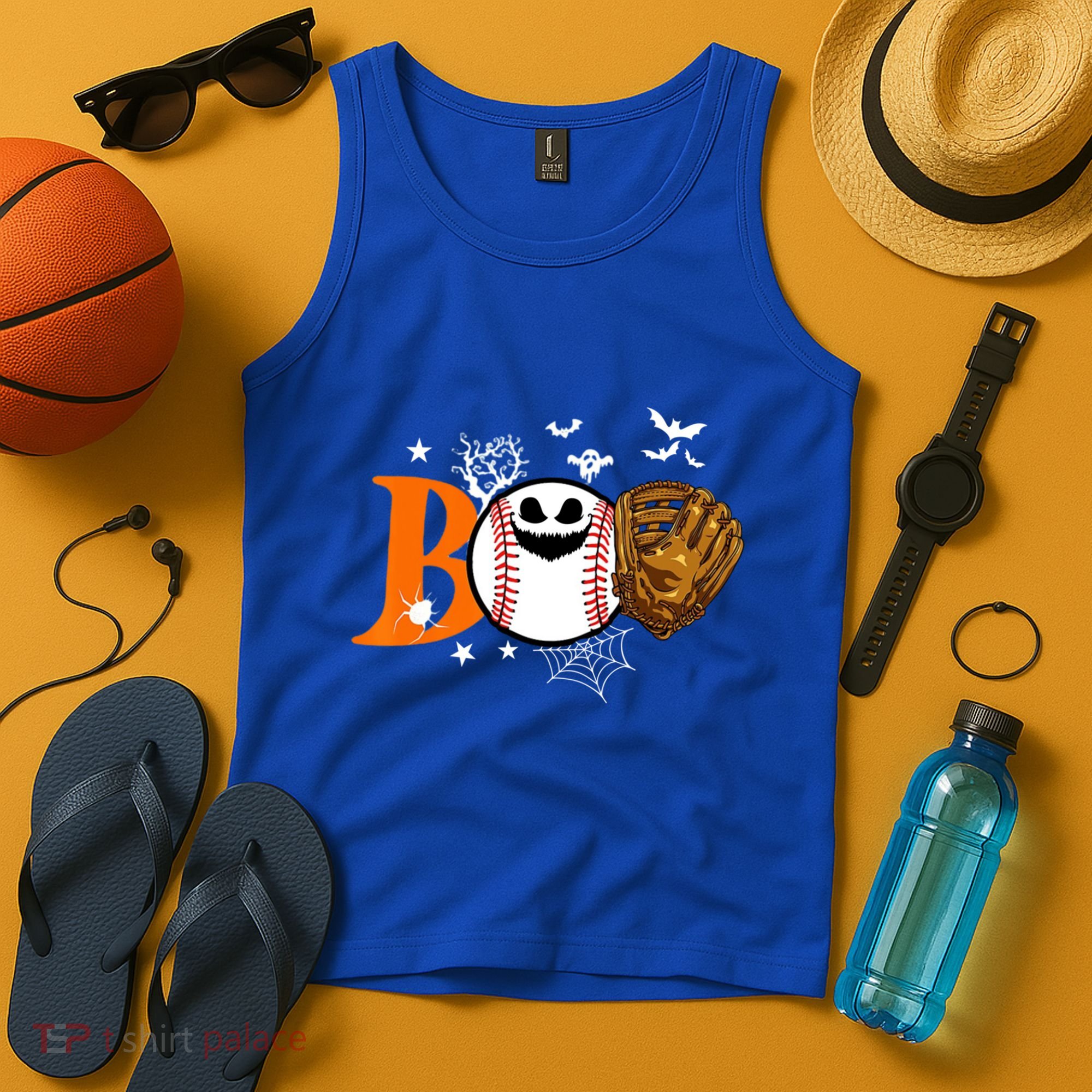 Boo Baseball Halloween Player Catcher Pitcher Spooky Season Meaningful Gift Tank Top