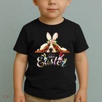 Bunny Basset Hound Lovers With Easter Eggs Toddler T-Shirt thumb 2