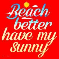Beach Better Have My Sunny Santa Hat thumb 1