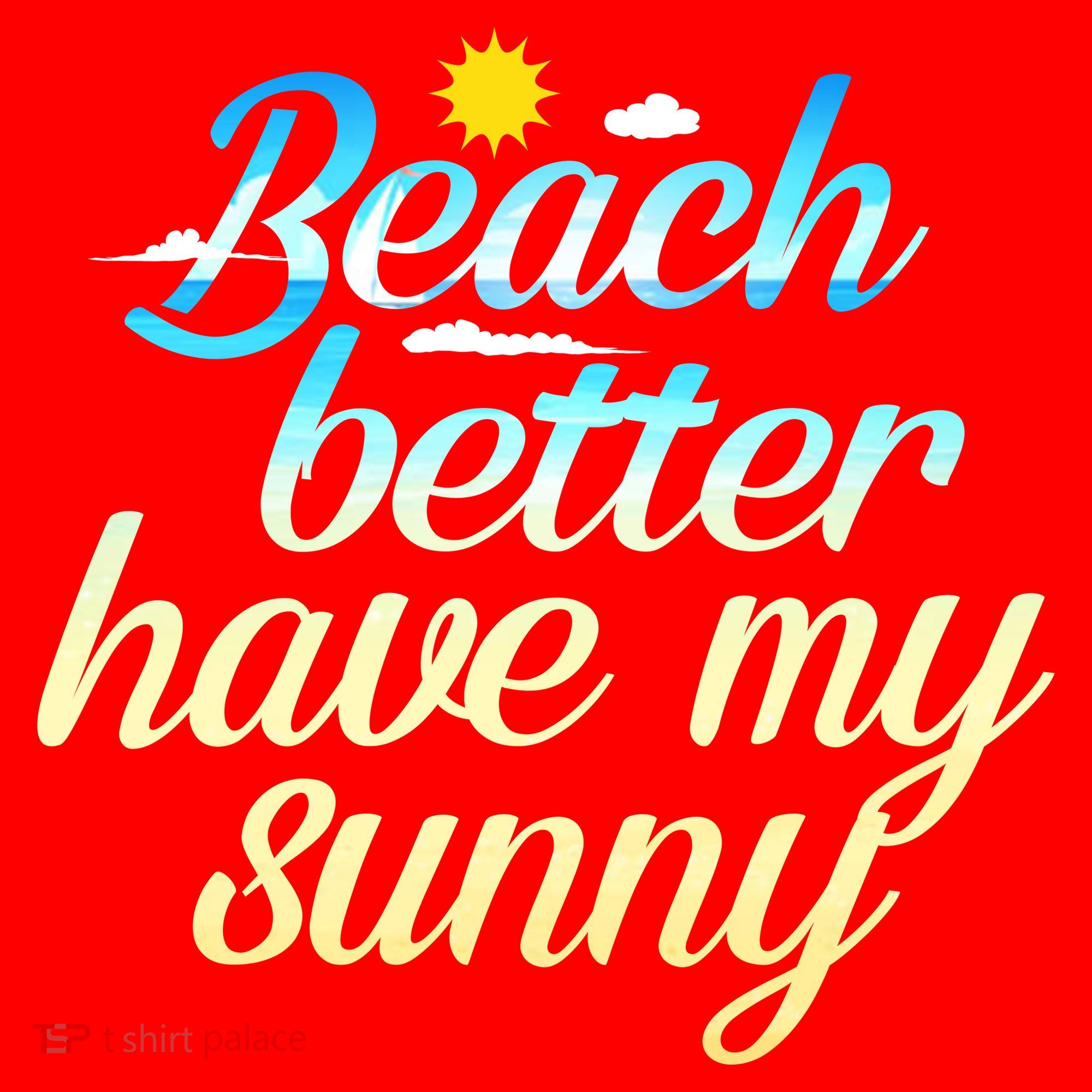Beach Better Have My Sunny Santa Hat