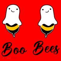 Boo Bees Halloween Santa Hat thumb 1