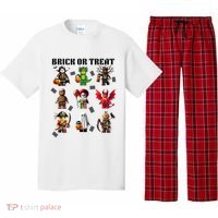 Building Bricks Halloween Brick Or Treat Costume Monsters Pajama Set thumb 0