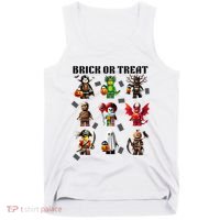 Building Bricks Halloween Brick Or Treat Costume Monsters Tank Top thumb 0