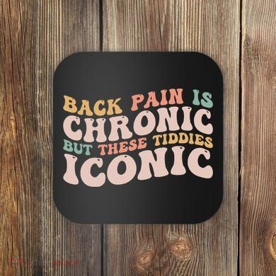 Big Boob Humor Iconic Funny Inappropriate Embarrassing Coaster