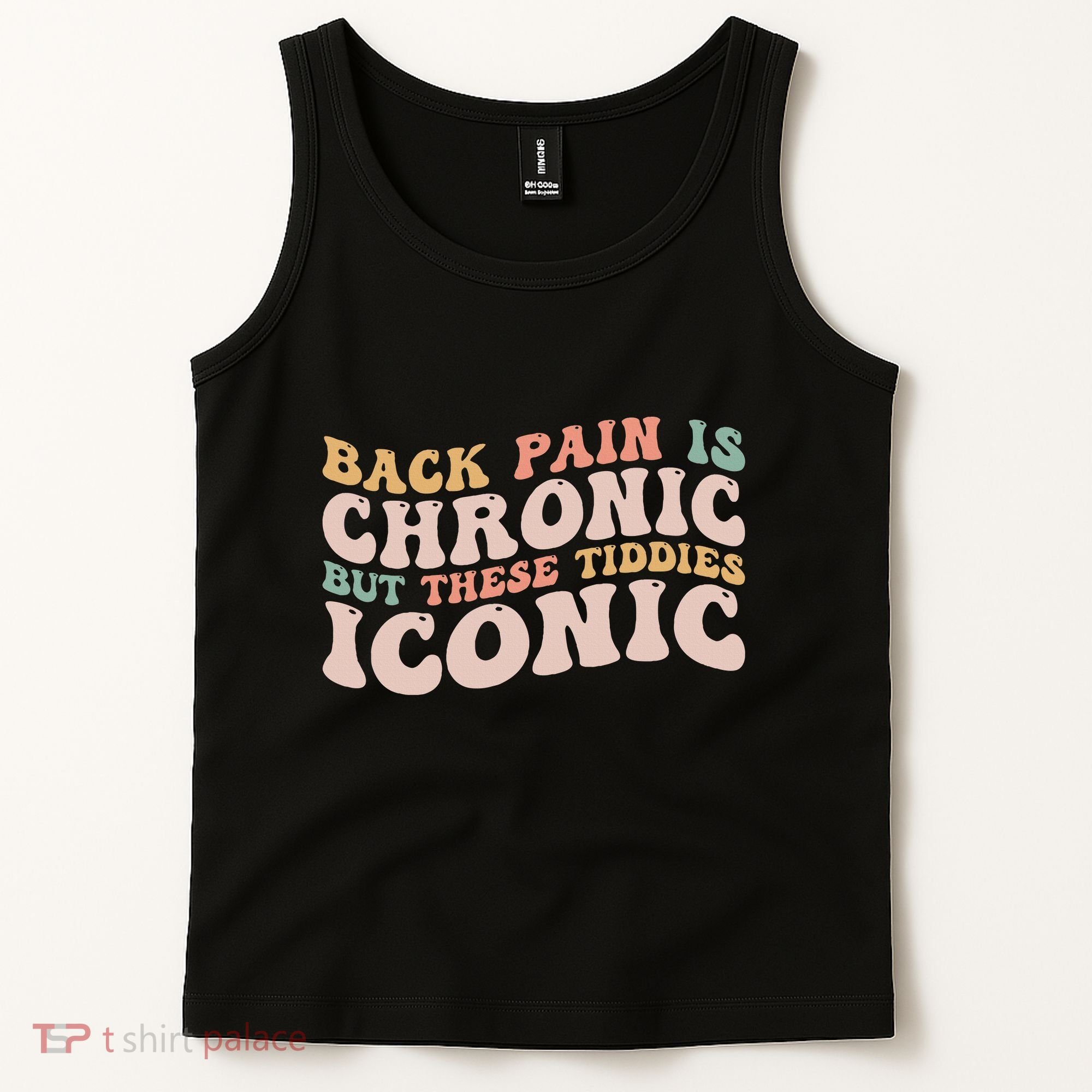 Big Boob Humor Iconic Funny Inappropriate Embarrassing Tank Top