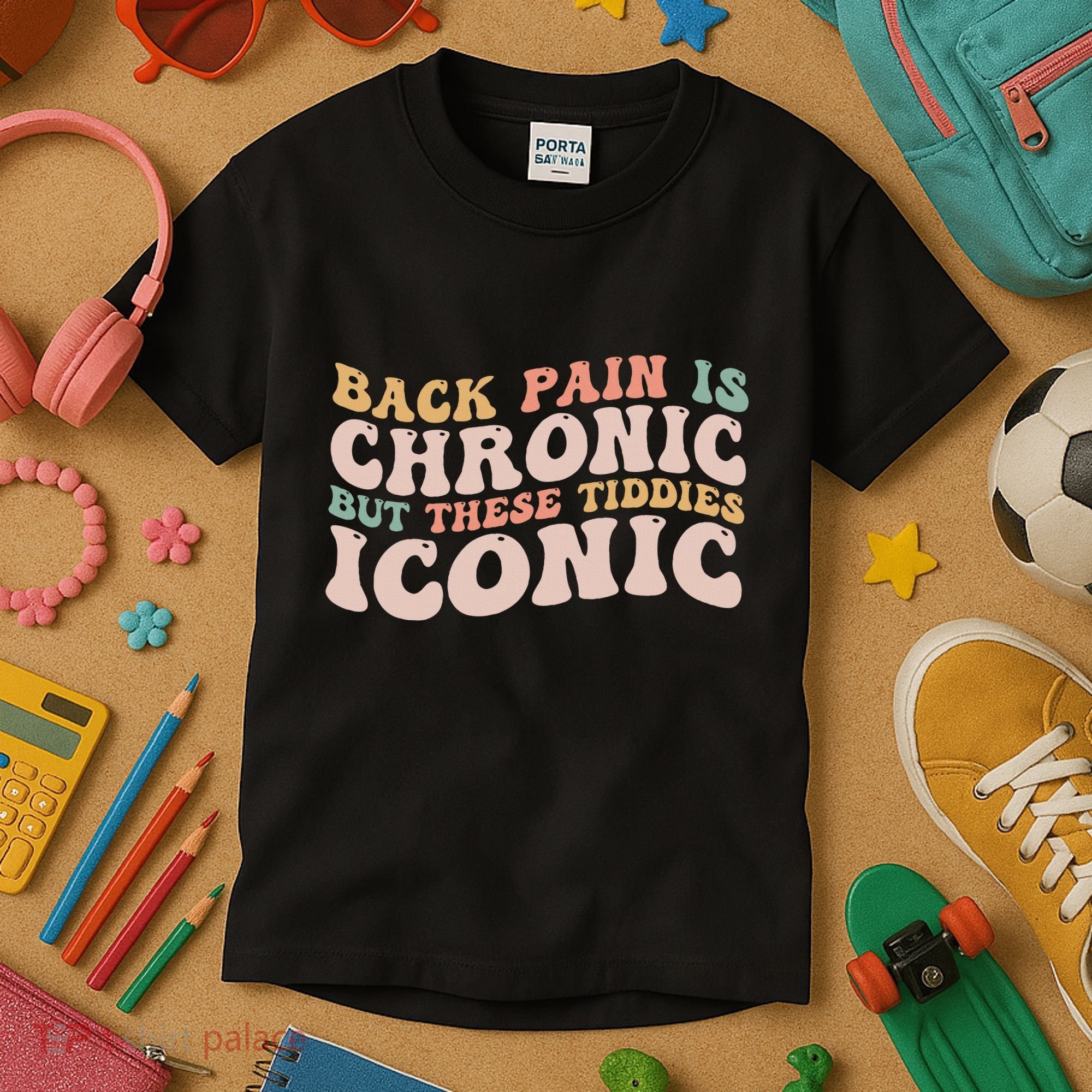 Big Boob Humor Iconic Funny Inappropriate Embarrassing Kids T-Shirt