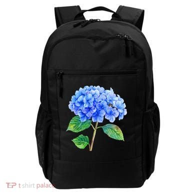 Beautiful Blue Hydrangea Flowers Backpack