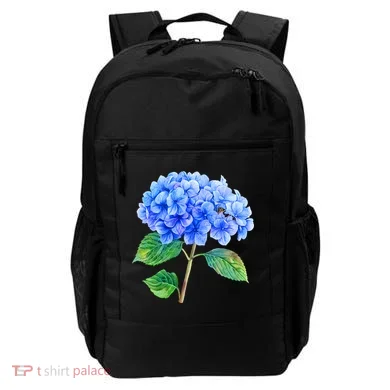 Beautiful Blue Hydrangea Flowers Backpack
