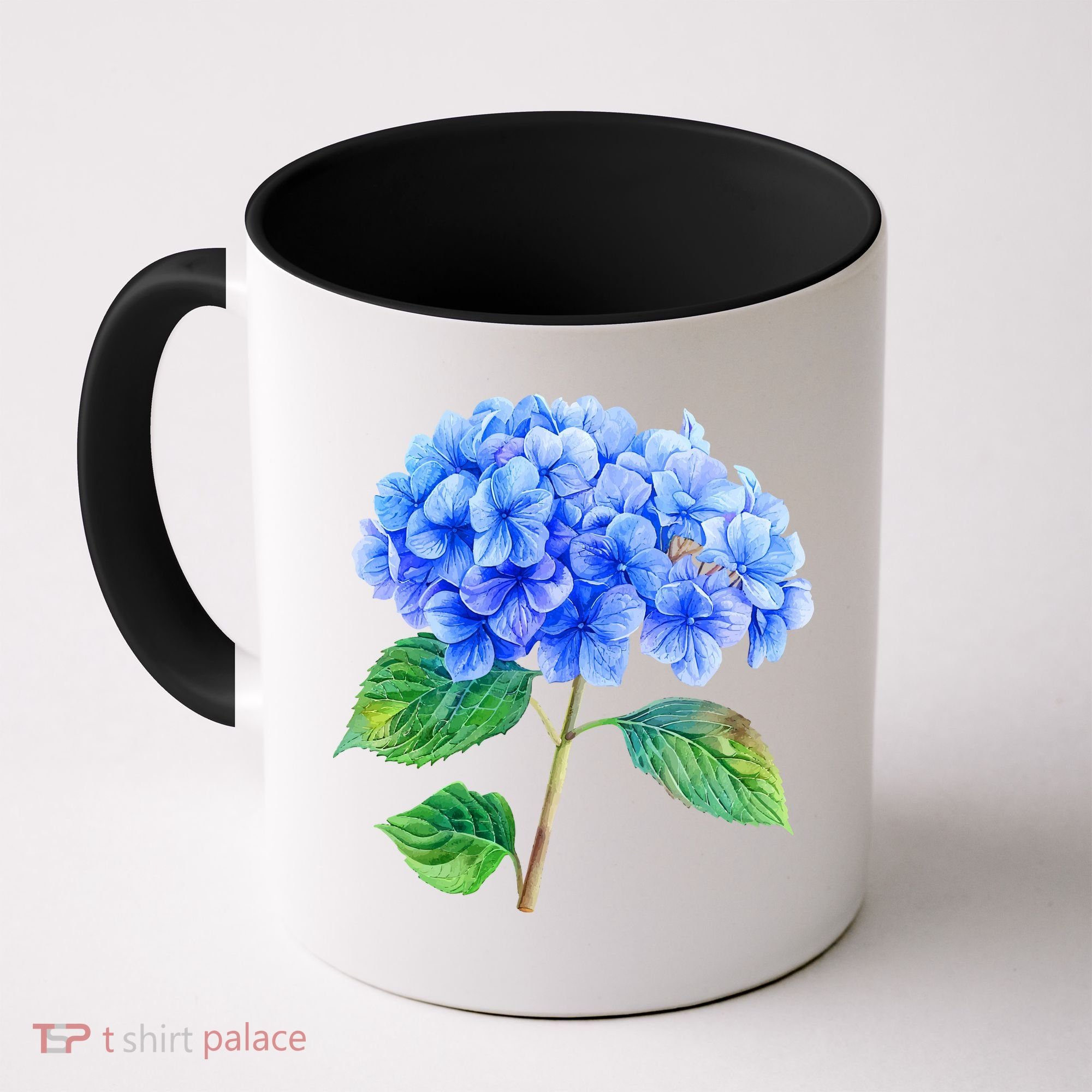 Beautiful Blue Hydrangea Flowers Coffee Mug