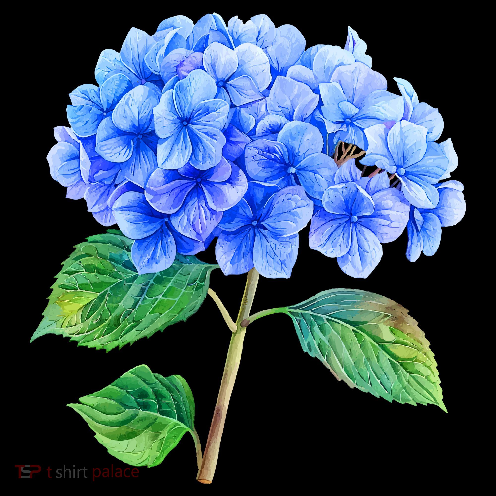 Beautiful Blue Hydrangea Flowers Coffee Mug