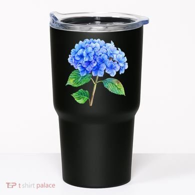 Beautiful Blue Hydrangea Flowers Tumbler
