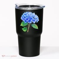 Beautiful Blue Hydrangea Flowers Tumbler thumb 0
