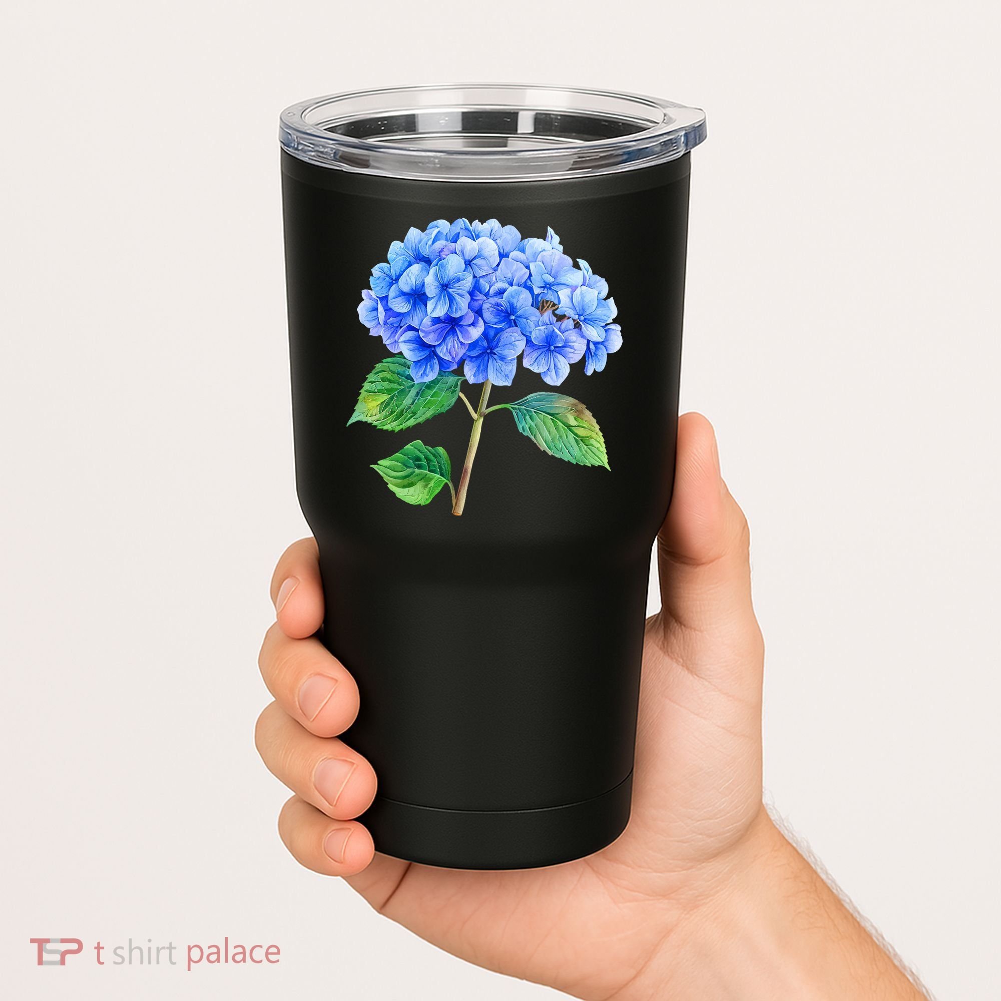 Beautiful Blue Hydrangea Flowers Tumbler