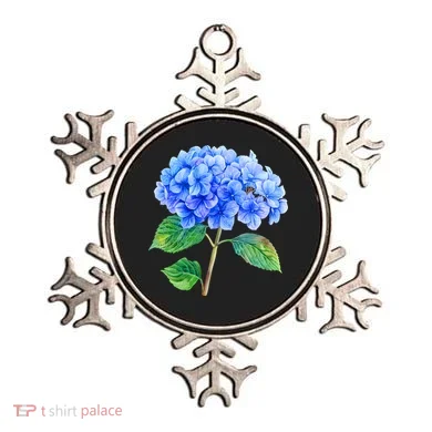 Beautiful Blue Hydrangea Flowers Ornament