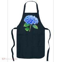 Beautiful Blue Hydrangea Flowers Apron thumb 0