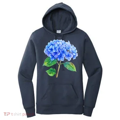 Beautiful Blue Hydrangea Flowers Women's Hoodie