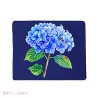 Beautiful Blue Hydrangea Flowers Mousepad thumb 0