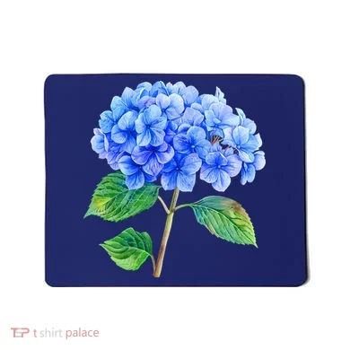 Beautiful Blue Hydrangea Flowers Mousepad