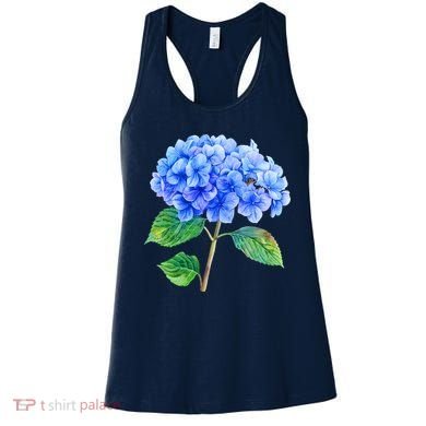 Beautiful Blue Hydrangea Flowers Women's Tank Top