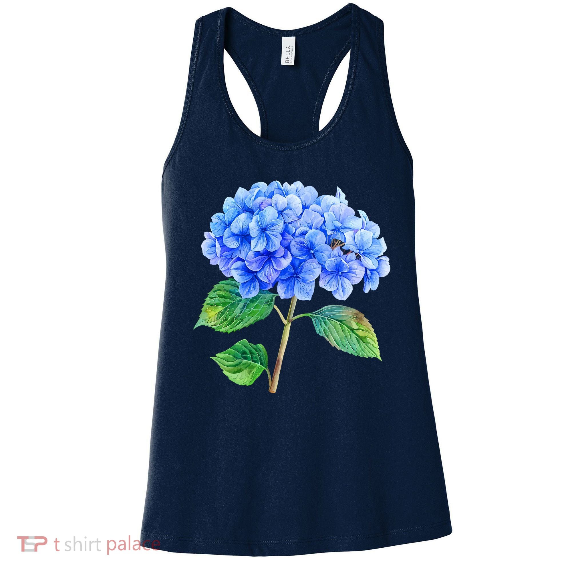 Beautiful Blue Hydrangea Flowers Women's Tank Top