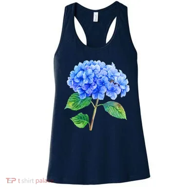 Beautiful Blue Hydrangea Flowers Women's Tank Top