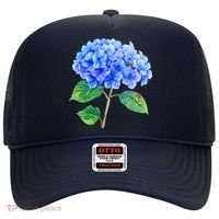 Beautiful Blue Hydrangea Flowers Hat thumb 0