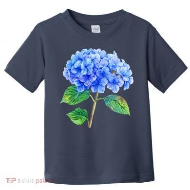 Beautiful Blue Hydrangea Flowers Toddler T-Shirt