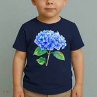 Beautiful Blue Hydrangea Flowers Toddler T-Shirt thumb 2