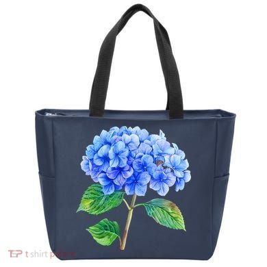 Beautiful Blue Hydrangea Flowers Tote Bag