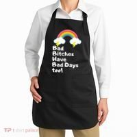 Bad Bitches Have Bad Days Too Funny Apron thumb 2