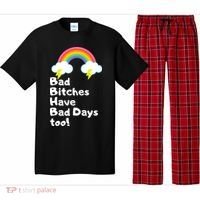 Bad Bitches Have Bad Days Too Funny Pajama Set thumb 0