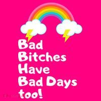 Bad Bitches Have Bad Days Too Funny Kids Hoodie thumb 5