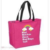 Bad Bitches Have Bad Days Too Funny Tote Bag thumb 2
