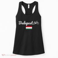 Bike Budapest Hungary Biking Cycling Bike Lover Women's Tank Top thumb 0