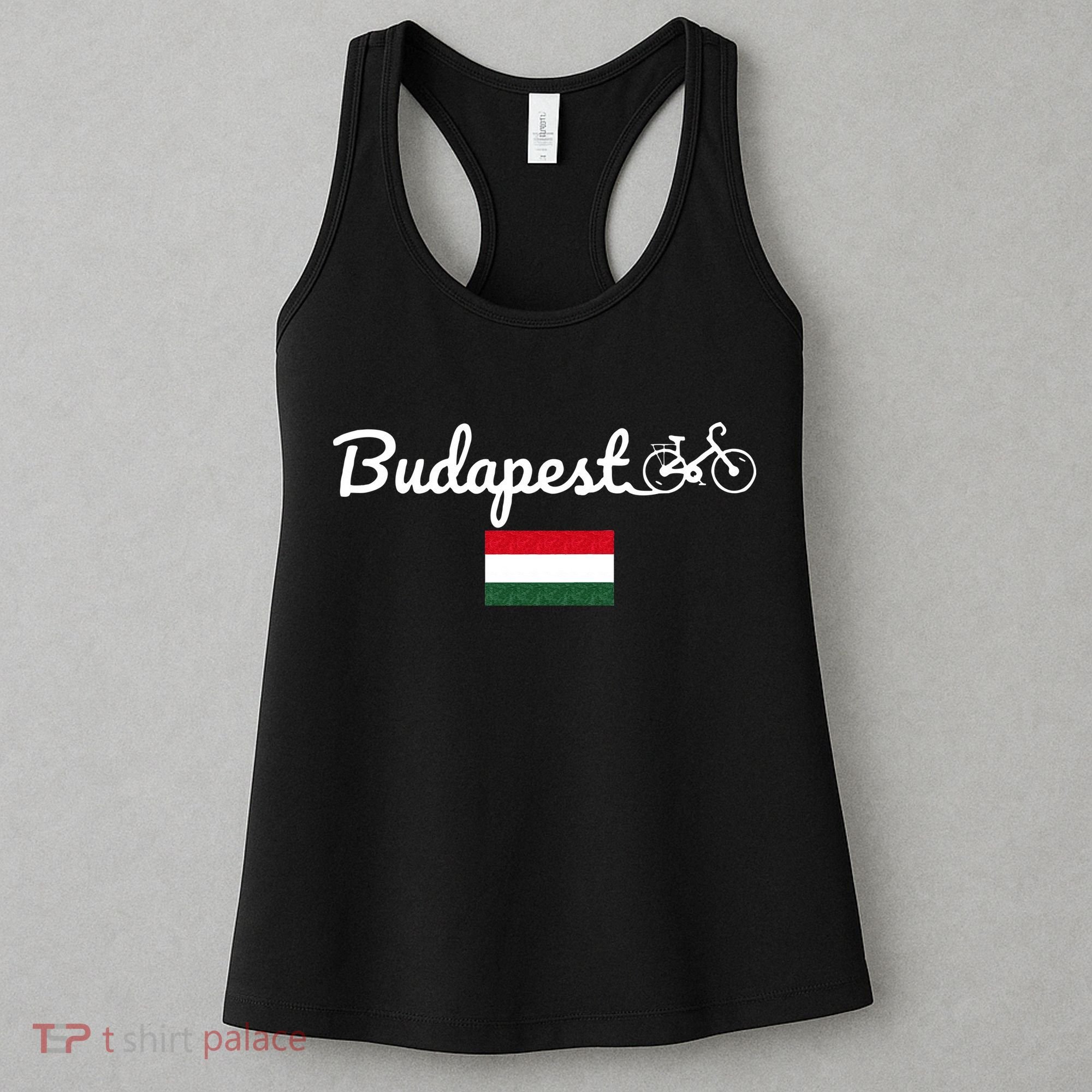 Bike Budapest Hungary Biking Cycling Bike Lover Women's Tank Top