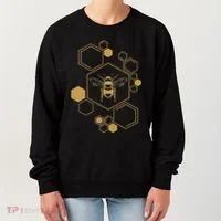 Bee Beekeeping Honeycomb Honey Beekeeper Bee Women's Sweatshirt thumb 0