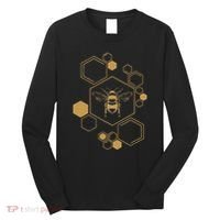 Bee Beekeeping Honeycomb Honey Beekeeper Bee Long Sleeve Shirt thumb 0