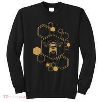 Bee Beekeeping Honeycomb Honey Beekeeper Bee Sweatshirt thumb 0