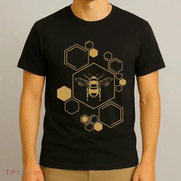 Bee Beekeeping Honeycomb Honey Beekeeper Bee T-Shirt
