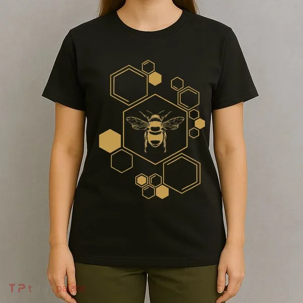 Bee Beekeeping Honeycomb Honey Beekeeper Bee T-Shirt