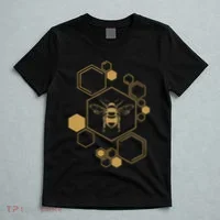 Bee Beekeeping Honeycomb Honey Beekeeper Bee T-Shirt thumb 5